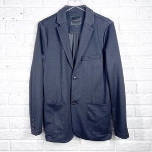 Liverpool Knit 2 button Blazer grey/black herringbone